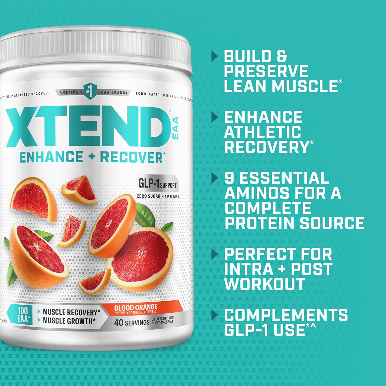 Scivation Xtend EAA Blood Orange 40 Servings 340g
