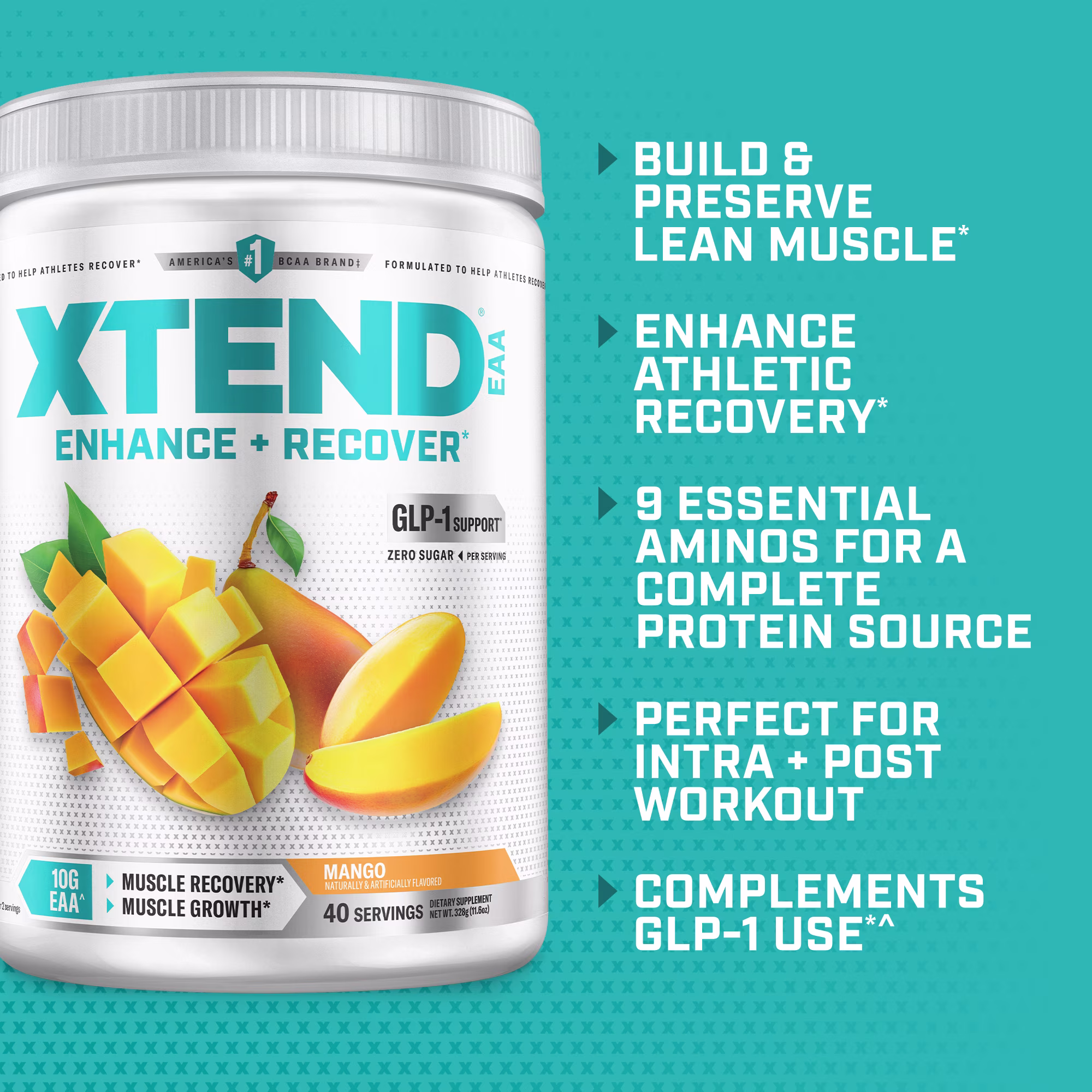 Scivation Xtend EAA Mango 40 Servings 328g