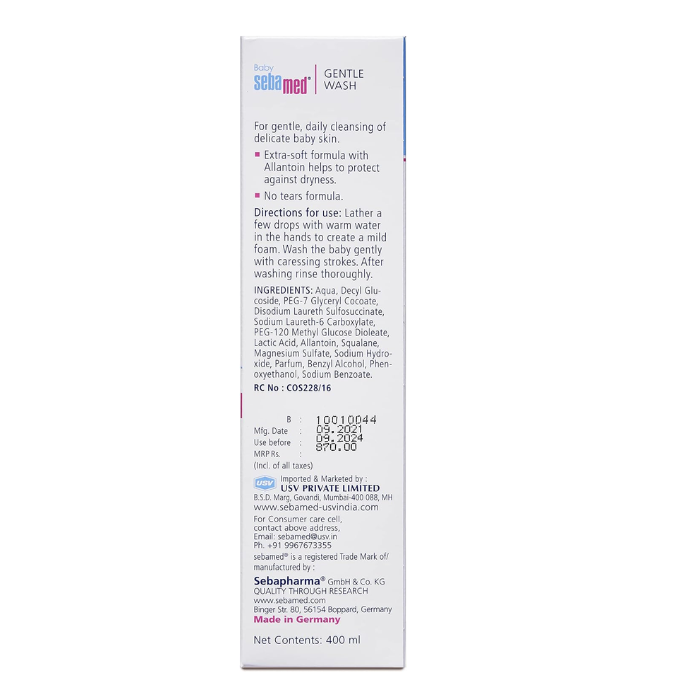 Sebamed Baby Wash Extra Soft 400  ml