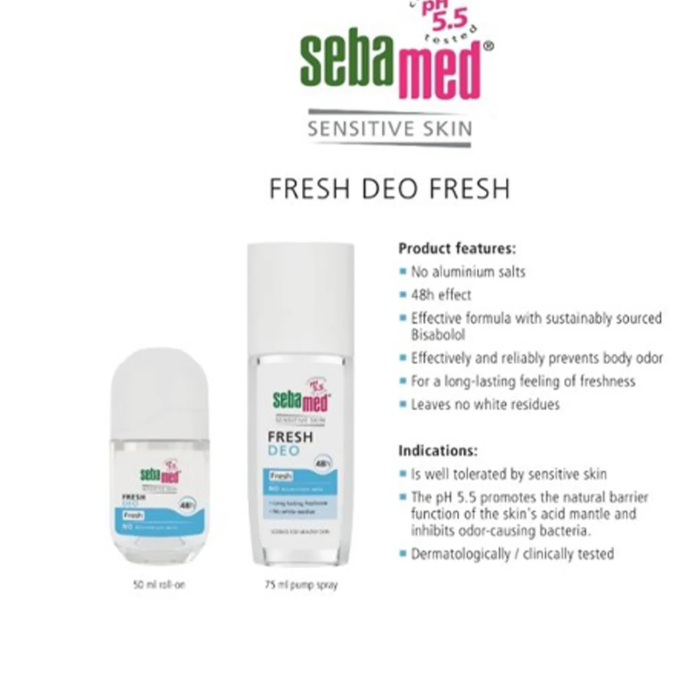 Sebamed Deo Spray Fresh Unisex 75 ml