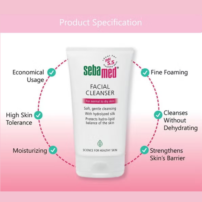 Sebamed Facial Cleanser For Normal To Dry Skin 150 ml