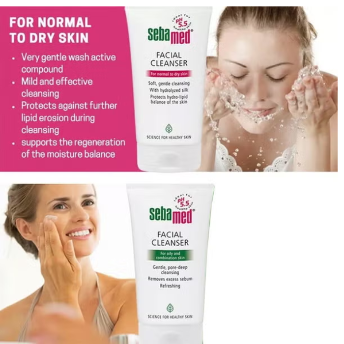 Sebamed Facial Cleanser For Normal To Dry Skin 150 ml