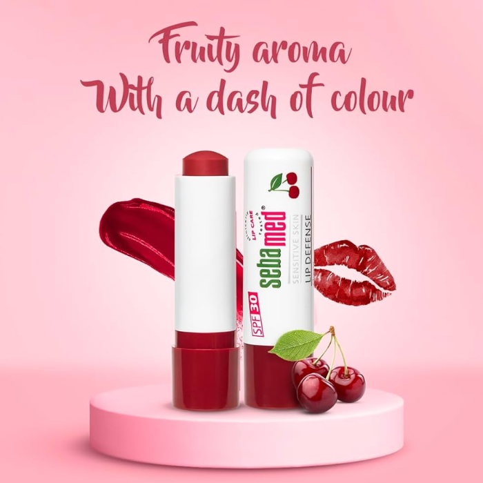 Sebamed Lip Defense Stick Cherry 4.8G