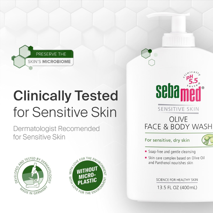 Sebamed Olive Face & Body Wash 400  ml