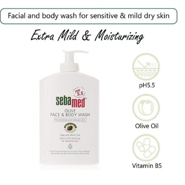 Sebamed Olive Face & Body Wash 400  ml