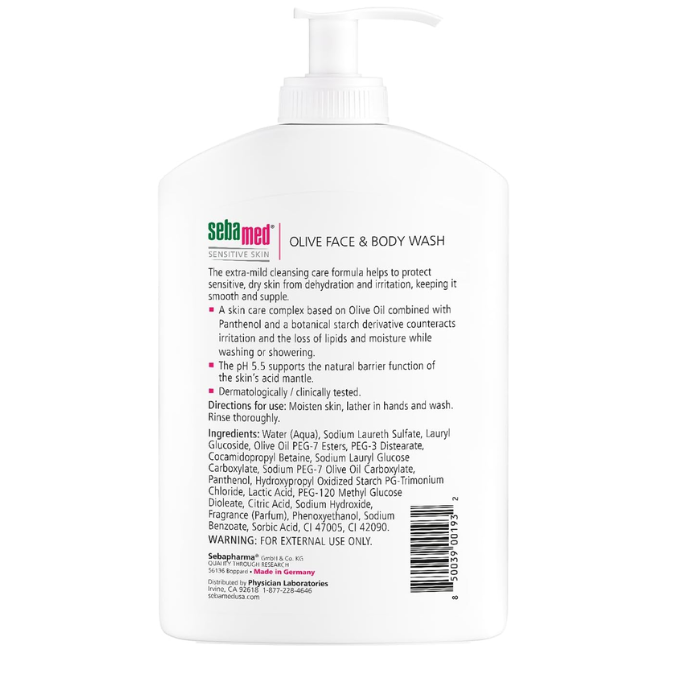 Sebamed Olive Face & Body Wash 400  ml