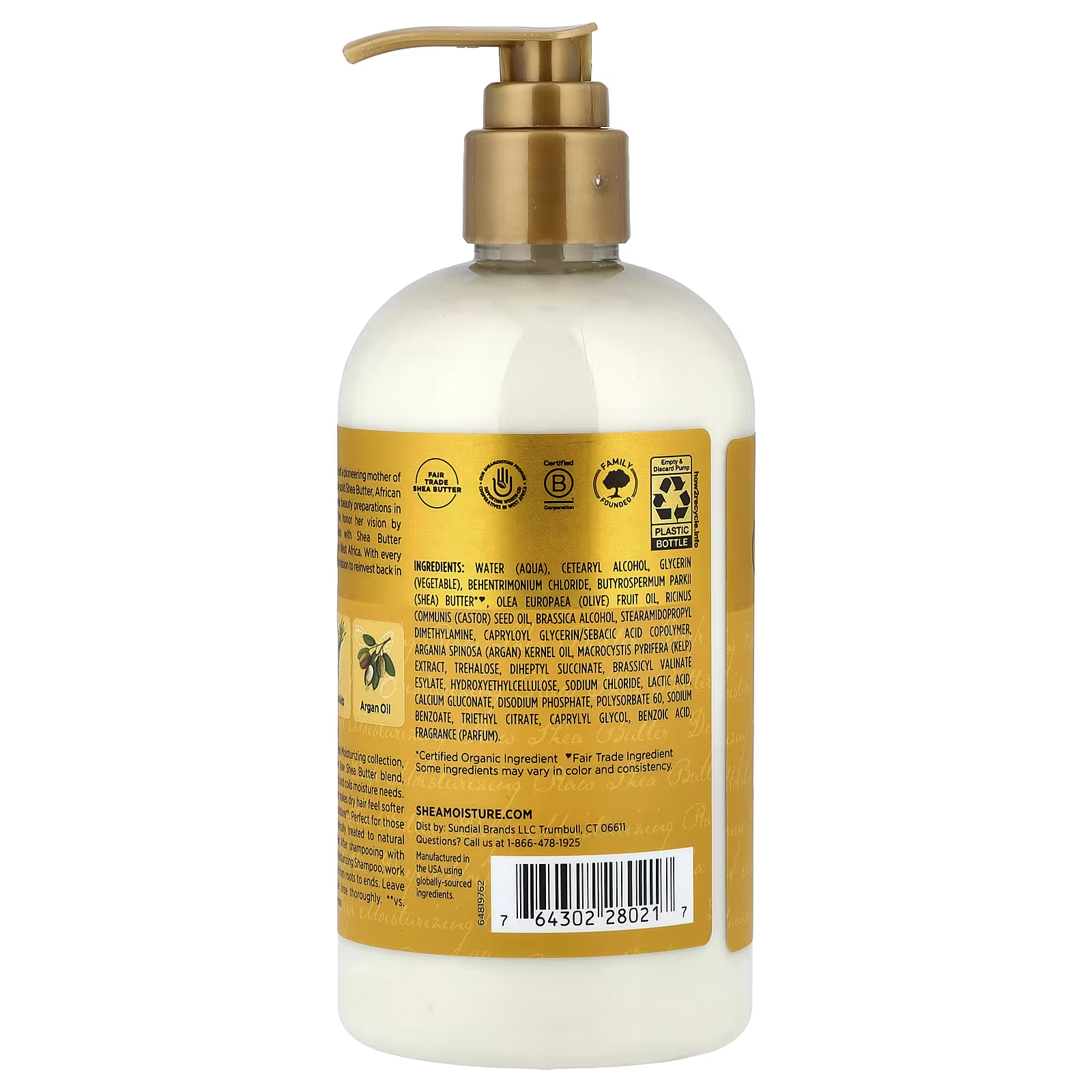 Shea Moisture Raw Shea Butter Deep Conditioner, Moisturizing Restorative Hair Care, 384ml