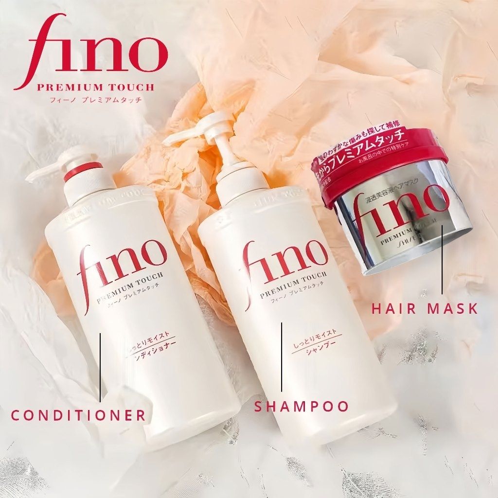 Shiseido Fino Premium Touch Beauty Serum Conditioner, Deep Repair & Hydration for Dry, Damaged Hair -  550ml