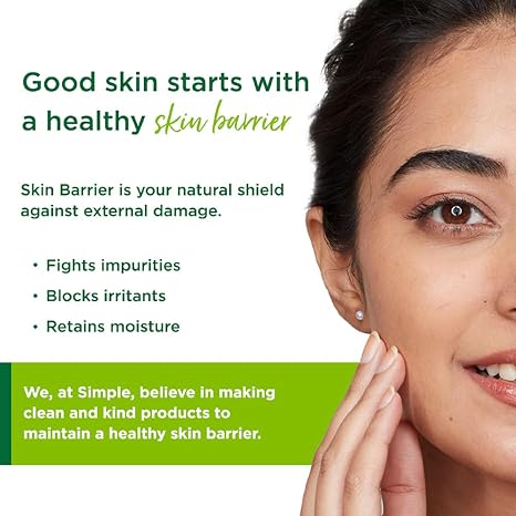 Simple Kind to Skin Refreshing Facial Wash, Vitamin E and Pro-Vitamin B5 Gentle Cleanser for Healthy Skin, 150 ml