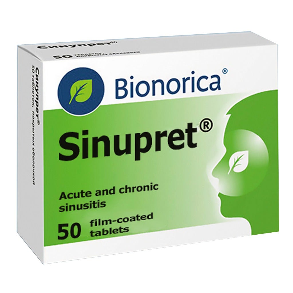 Sinupret Sugar Coated Tab 50s (25s Blister X 2)