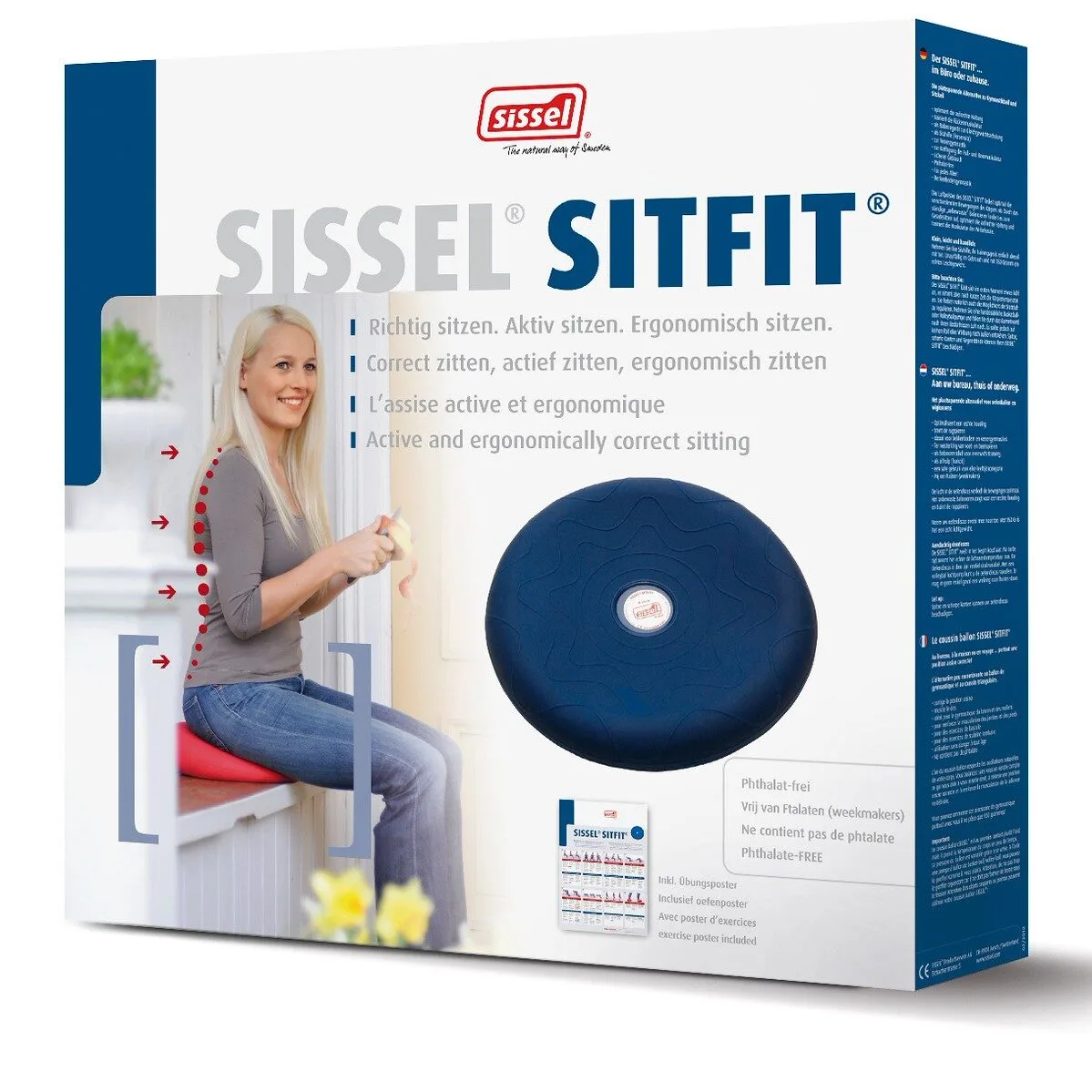 Sissel Sitfit 36Cm -Blue