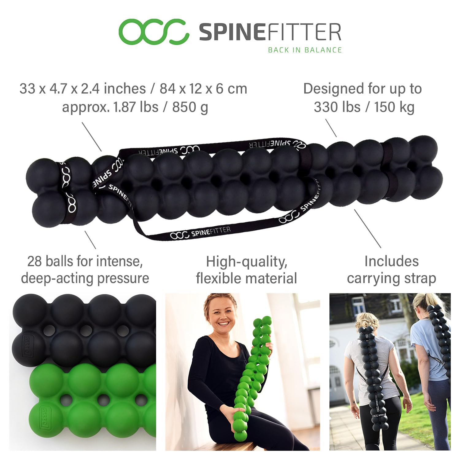 Sissel Spine Fitter Anthrazit :715544