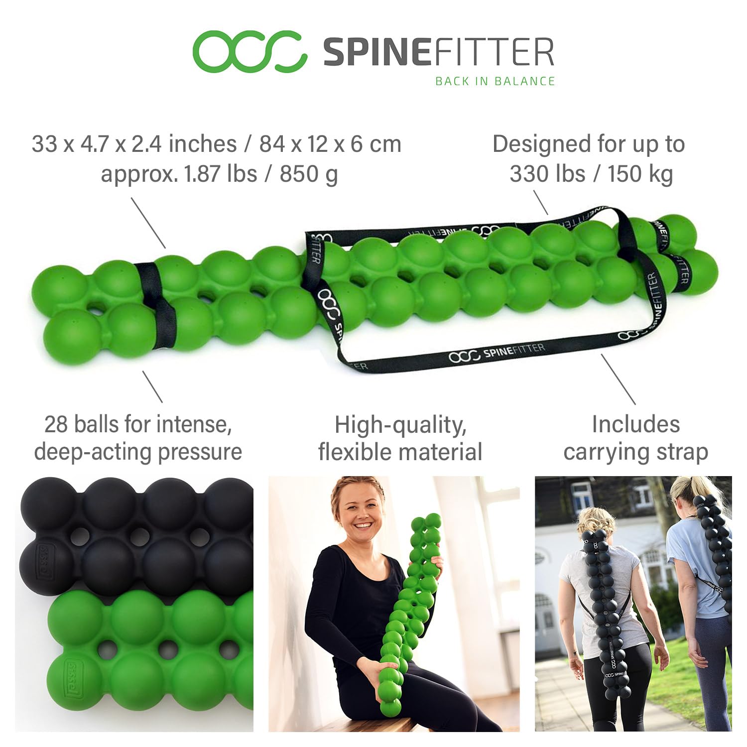 Sissel Spine Fitter Green :715520