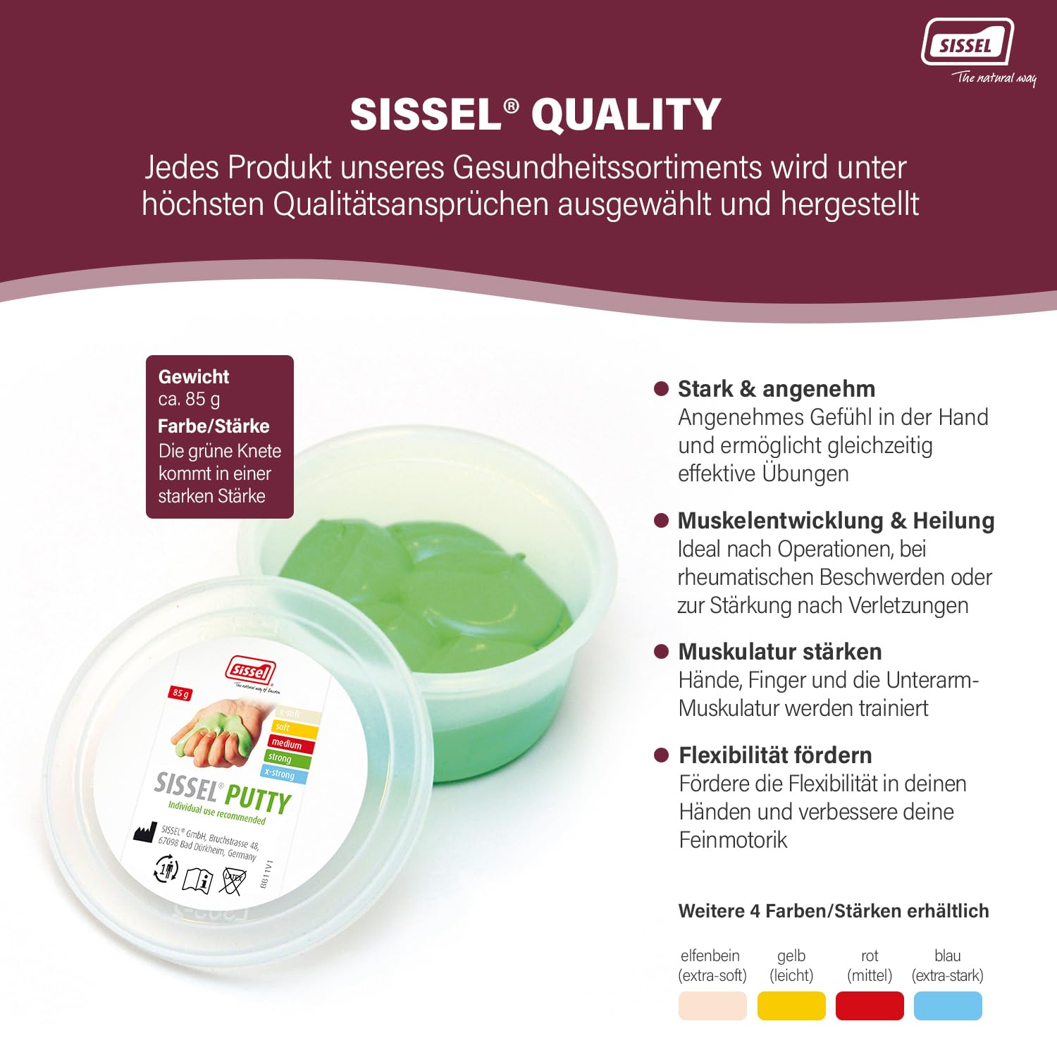 Sissel Theraputty Green Strong