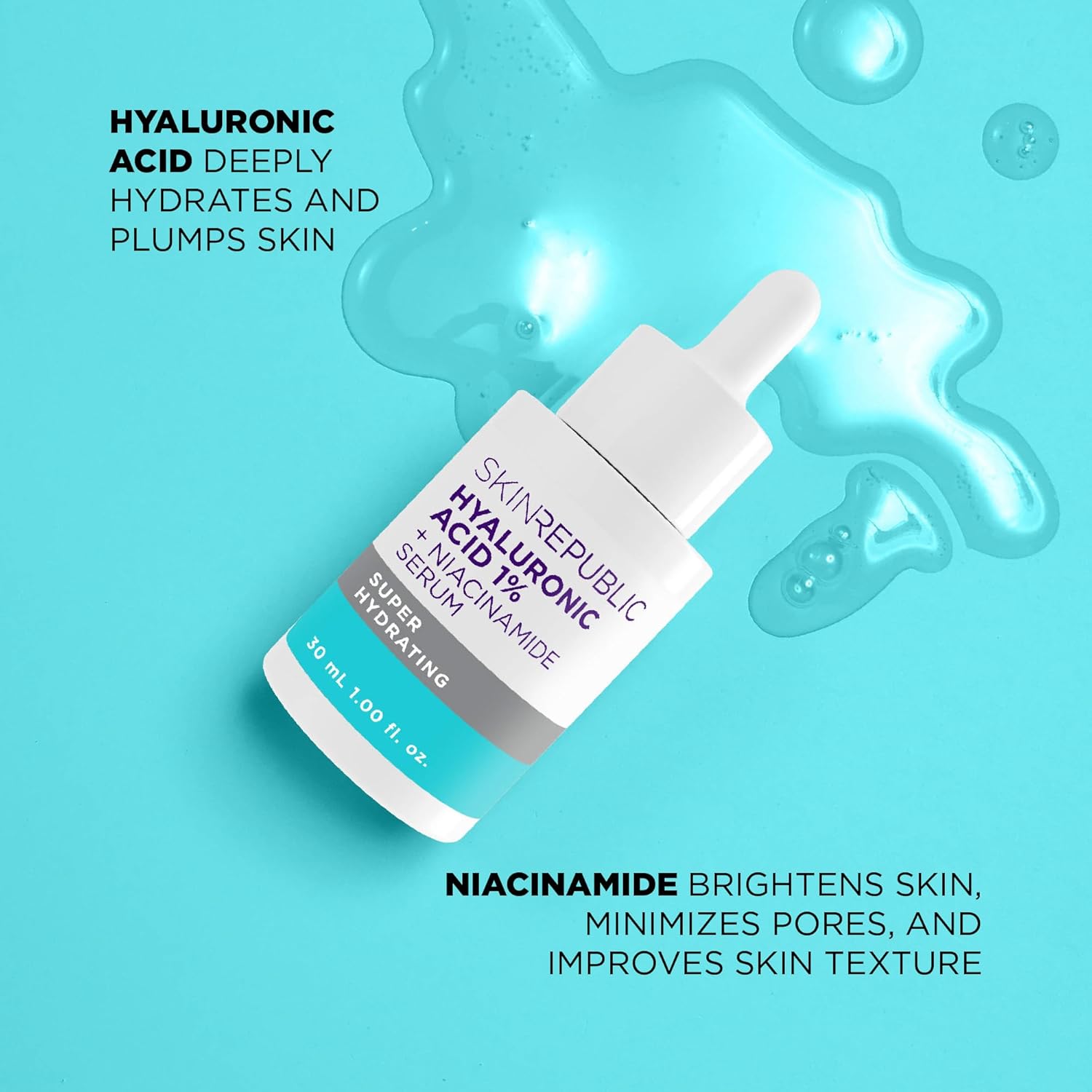 سكين ريبابليك سيروم Hyaluronic Acid 1%‏ 30 مل