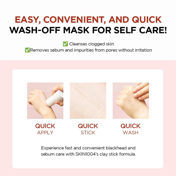 Skin1004 Centella Poremizing Quick Clay Stick Mask 27g
