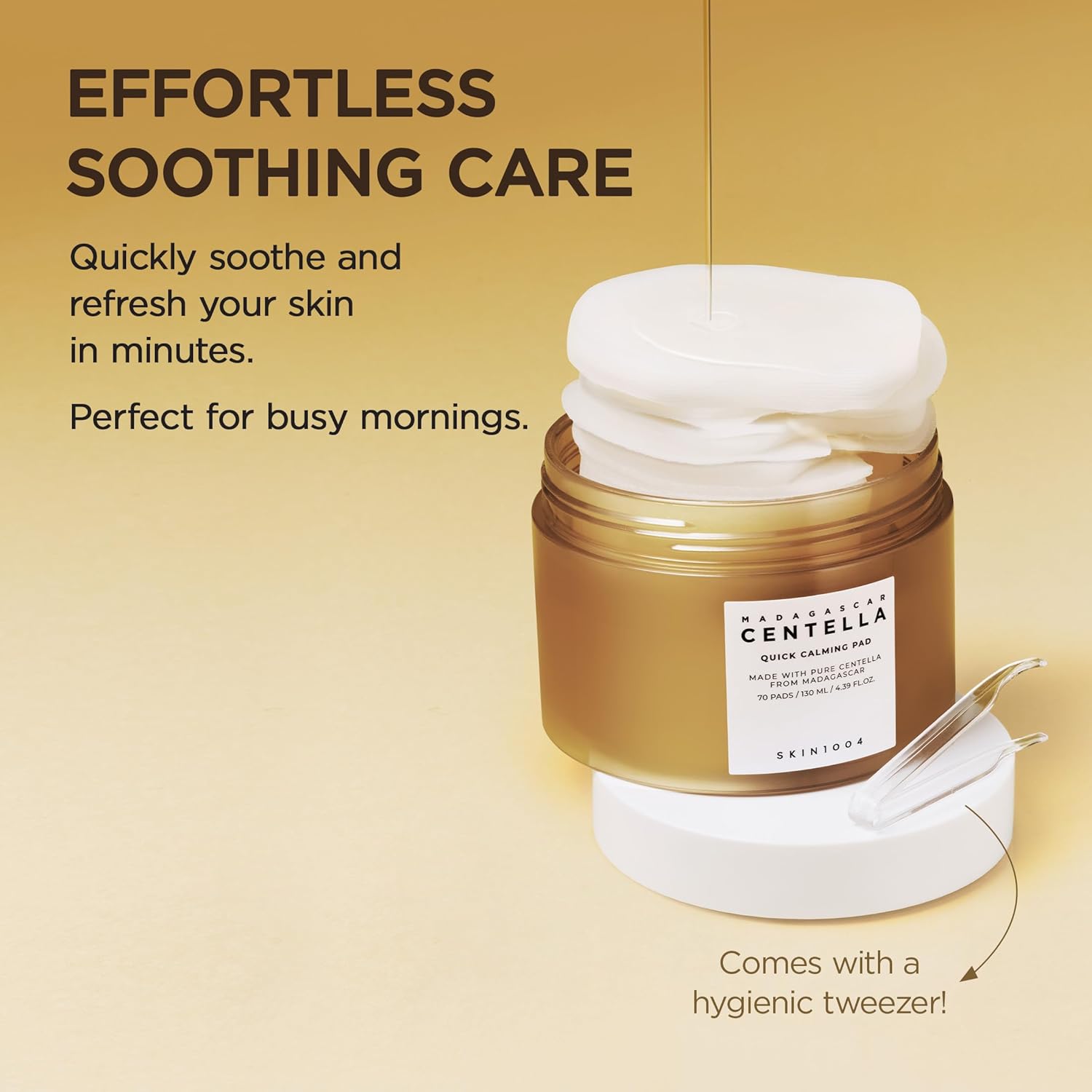 Skin1004 Centella Quick Calming Pad 130ml 70s