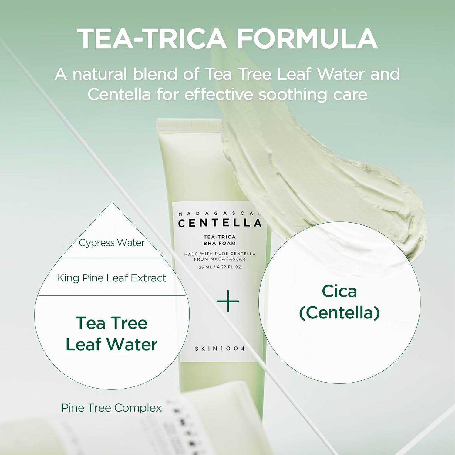 Skin1004 Centella Tea-Trica BHA Foam 125ml