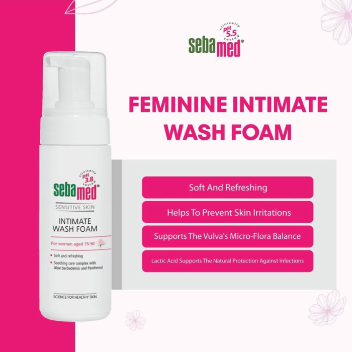 Sebamed Intimate Wash Foam 150 ml