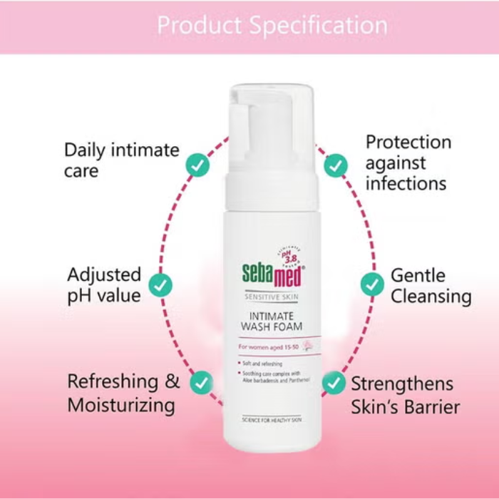 Sebamed Intimate Wash Foam 150 ml