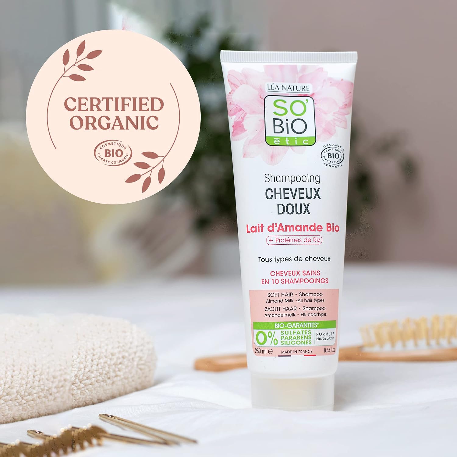 So Bio Etic Organic Almond Soft Hair Shampoo 250ml