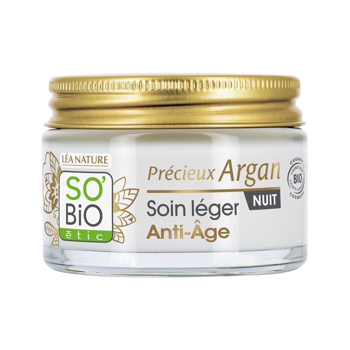So Bio Etic Organic Argan Anti-Aging Light Night Cream 50ml