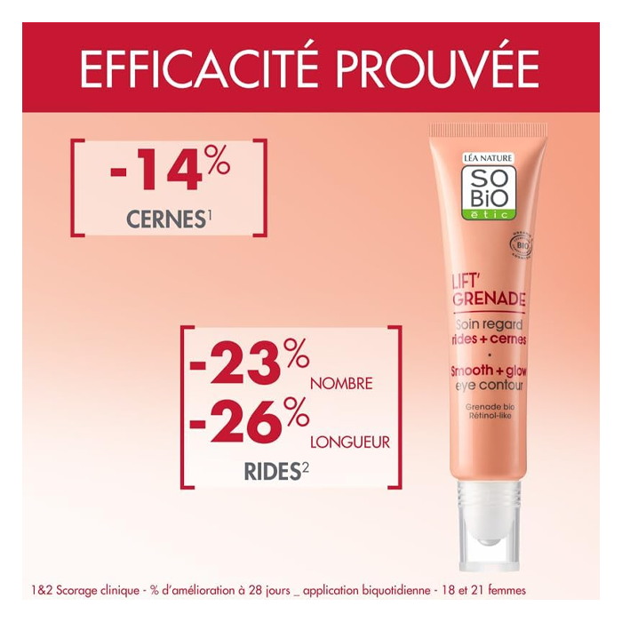So Bio Etic Organic Lift Smooth + Glow Eye Contour 15ml