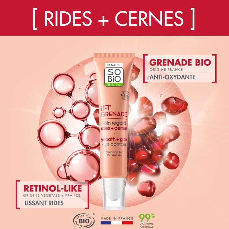 So Bio Etic Organic Lift Smooth + Glow Eye Contour 15ml