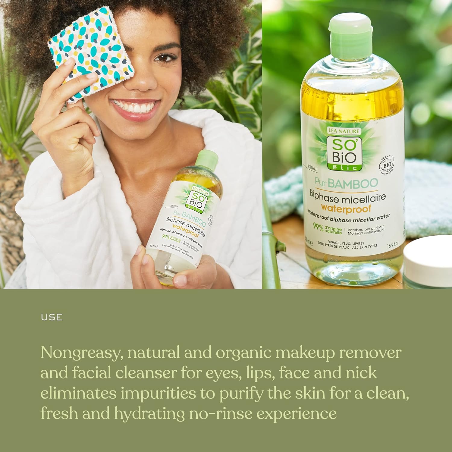 So Bio Etic Organic Waterproof Biphase Micellar Water 500ml
