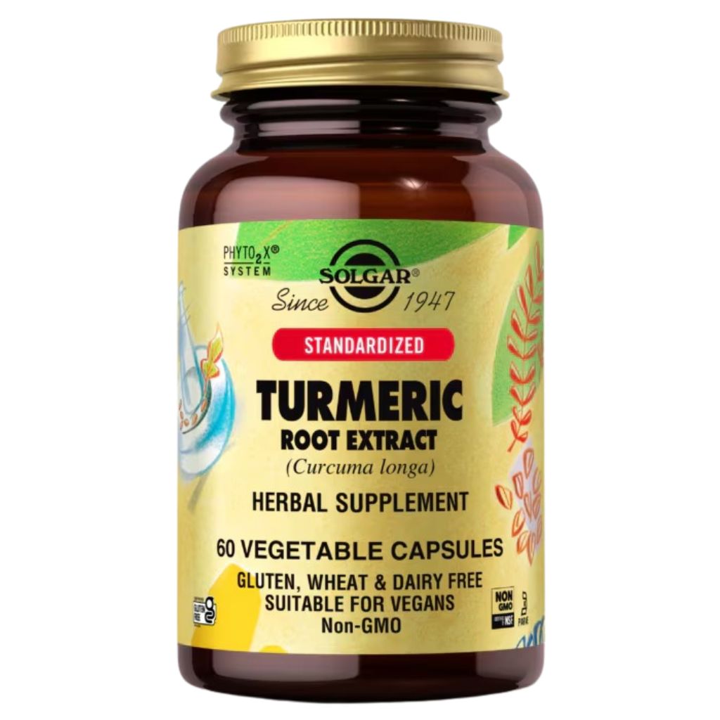 Solgar Standardized Full Potency Turmeric Root Extract Vegetable capsules 60's