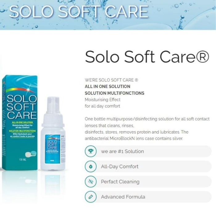 Solo Soft Care Plus Lens Solution 60 ml