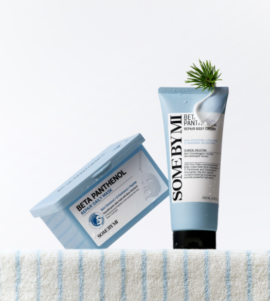 Some By Mi Beta Panthenol Repair Body Cream, Long-Lasting 100-Hour Hydration for Dry and Irritated Skin - 200ml