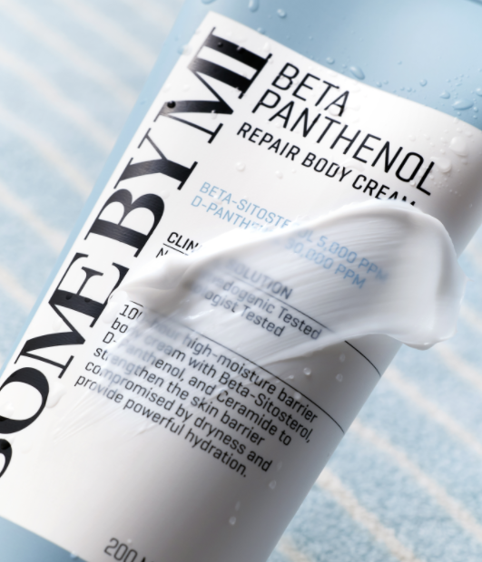 Some By Mi Beta Panthenol Repair Body Cream, Long-Lasting 100-Hour Hydration for Dry and Irritated Skin - 200ml
