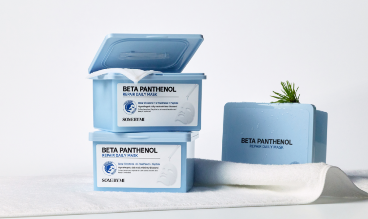 Some By Mi Beta Panthenol Repair Daily Sheet Mask, Sensitive Skin Soothing and Hydration Care - 30s