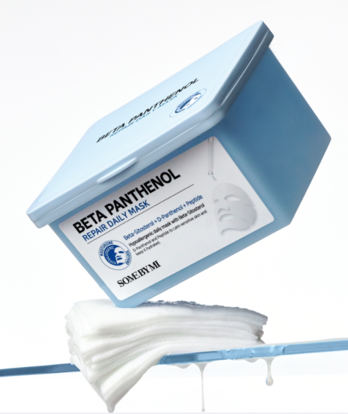 Some By Mi Beta Panthenol Repair Daily Sheet Mask, Sensitive Skin Soothing and Hydration Care - 30s
