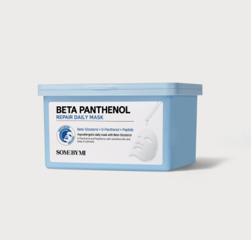 Some By Mi Beta Panthenol Repair Daily Sheet Mask, Sensitive Skin Soothing and Hydration Care - 30s