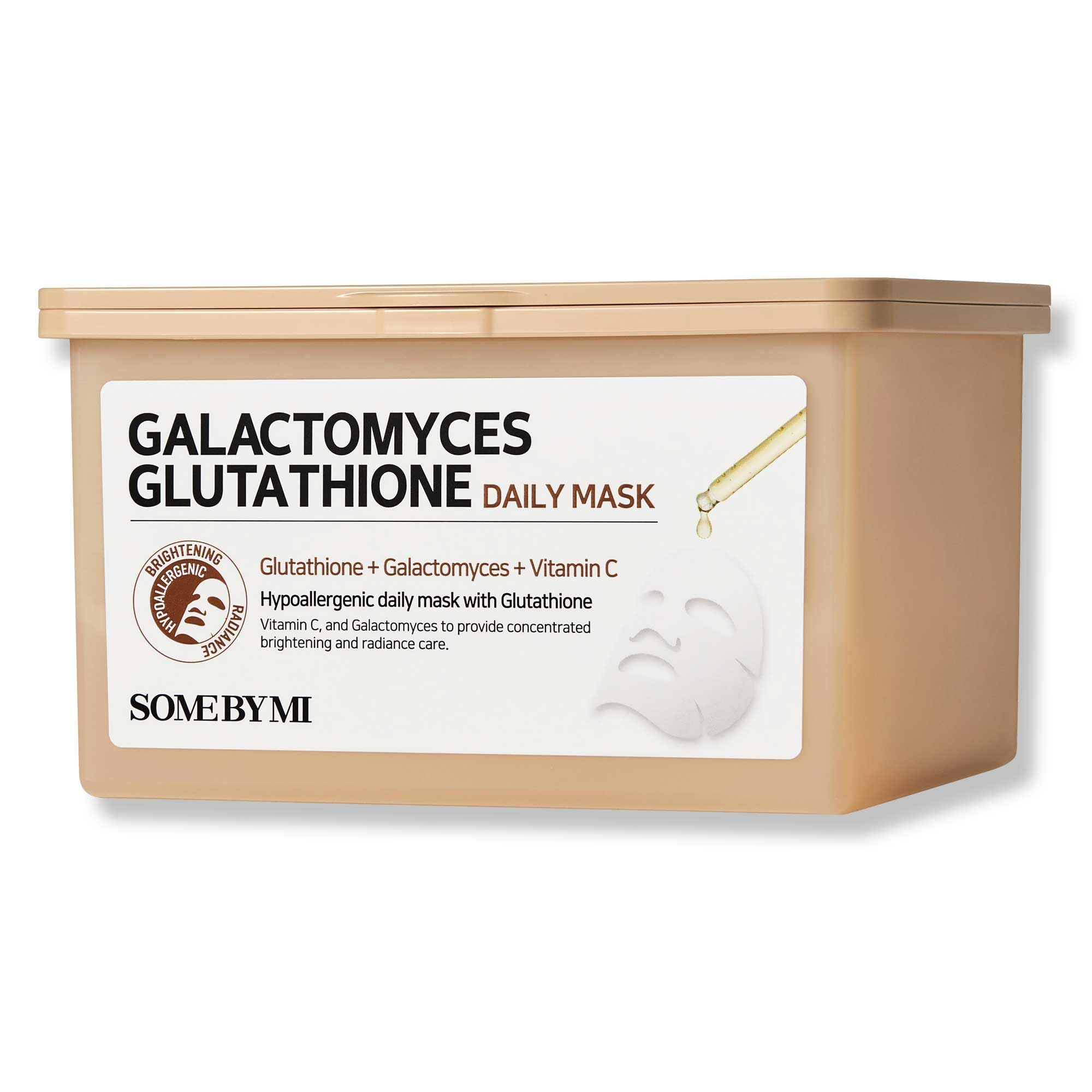 Some By Mi Galactomyces Glutathione Daily Brightening and Hydrating Facial Sheet Masks 30s
