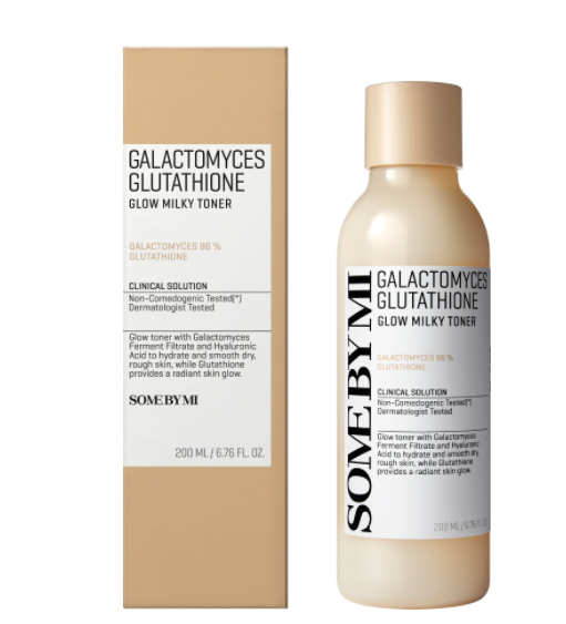 Some By Mi Galactomyces Glutathione Glow Milky Toner, Brightening and Hydrating Radiance Care - 200ml