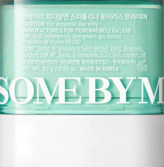 Some By Mi PDRN Spirulina Poreless Primer Stick, Matte Finish, Pore Blurring and Sebum Control, 10g