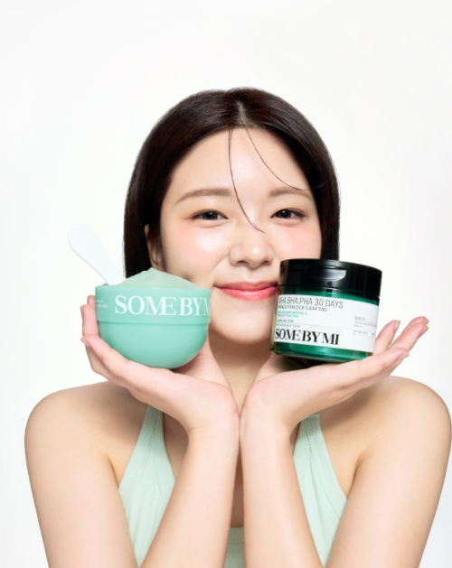 Some By Mi PDRN Spirulina Soothing Mask 1g, Cooling Sherbet Wash-Off Mask for Calm, Hydrated Skin, 10 Sticks