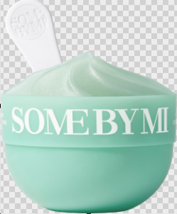 Some By Mi PDRN Spirulina Soothing Mask 1g, Cooling Sherbet Wash-Off Mask for Calm, Hydrated Skin, 10 Sticks