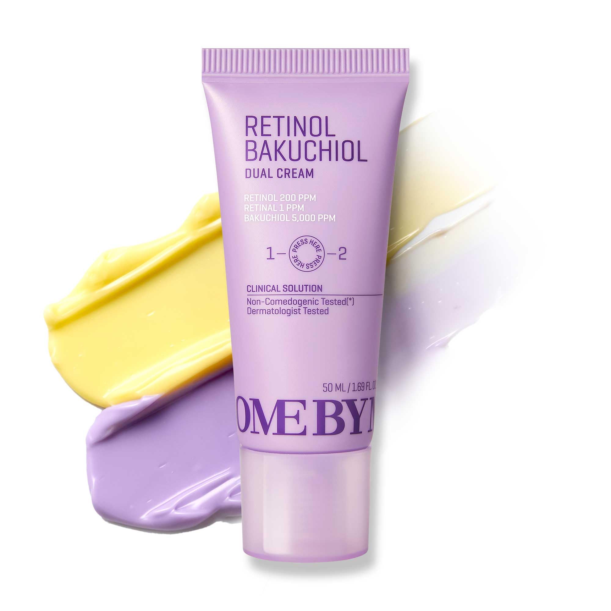 Some By Mi Retinol Bakuchiol Dual Cream, Dual-Action Anti-Aging, Pore Refining & Elasticity Boosting, 50ml