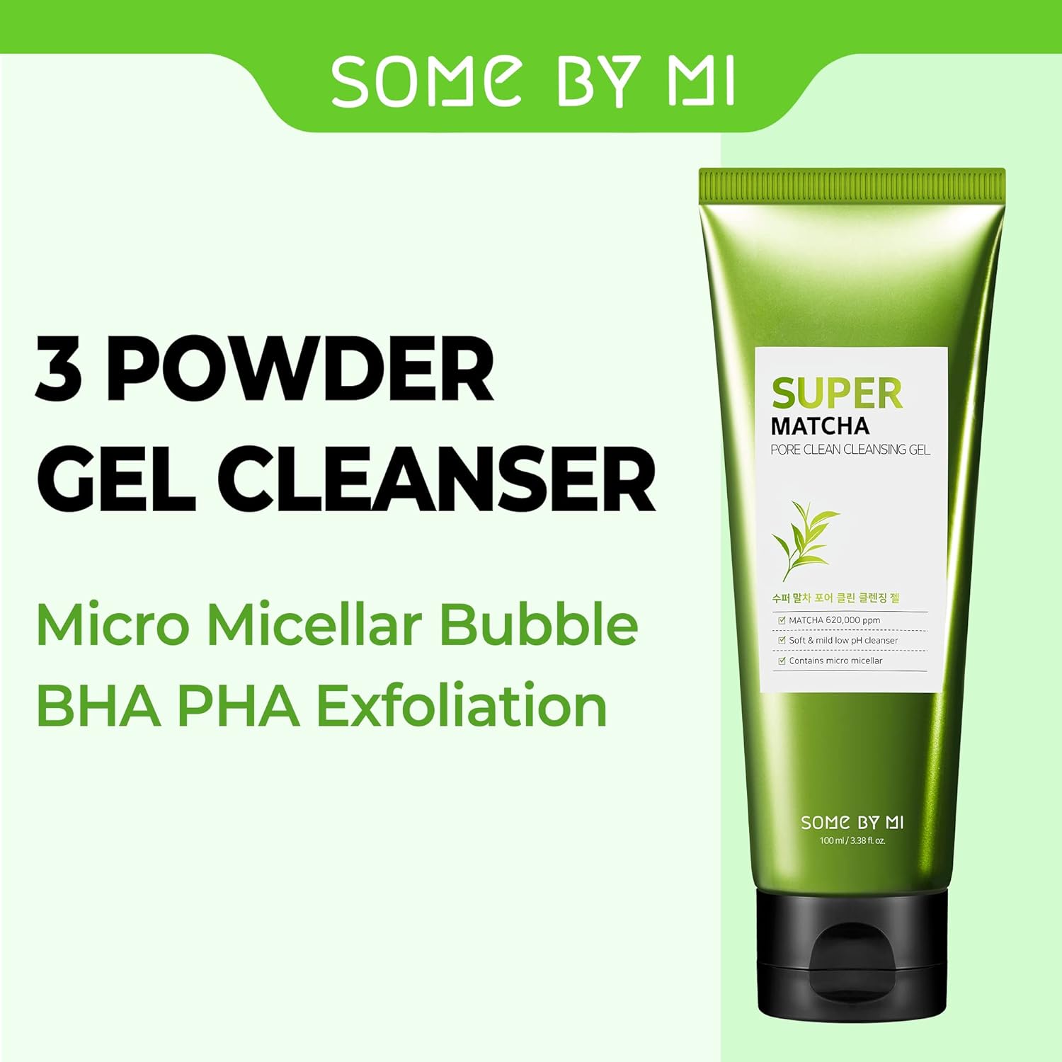 Some By Mi Super Matcha Pore Clean Cleansing Gel 100ml