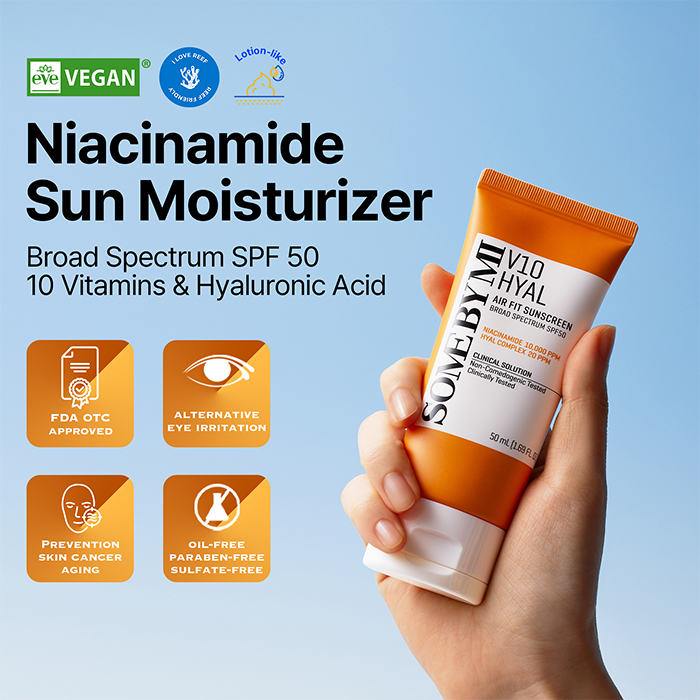 سوم باي مي V10 هيال (SPF50) واقي شمس إير فيت 50 مل