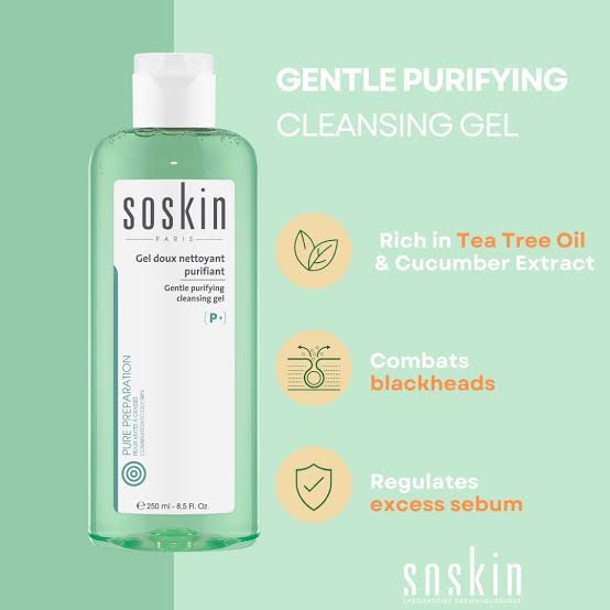 Soskin P+ Gentle Purifying Cleansing Gel 250ml