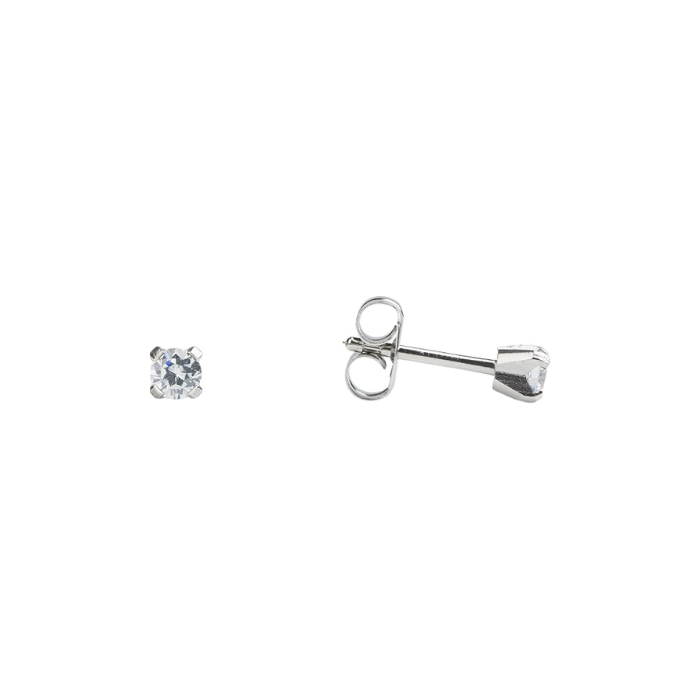 Studex Sensitive Sterilized Gold Plated 2MM Cubic Zirconia PR 740S