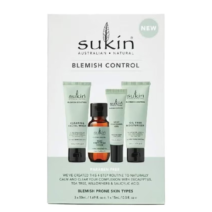 Sukin Blemish Control 4 Step Blemish Prone Skin Types