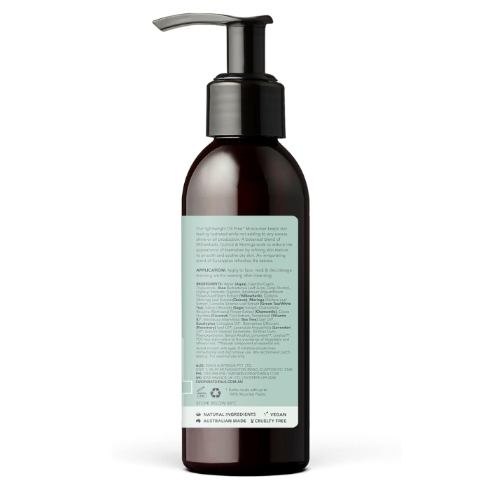 Sukin Blemish Control Oil Free Moisturiser 125 ml