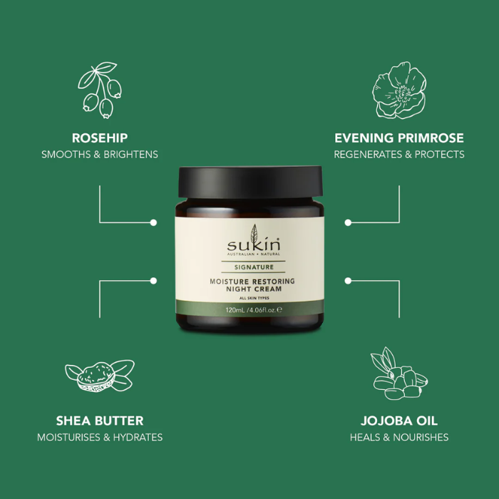 Sukin Moisture Restoring Night Cream 120 ml