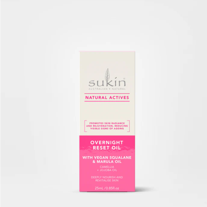 Sukin Natural Actives Overnight Reset Oil 25ml